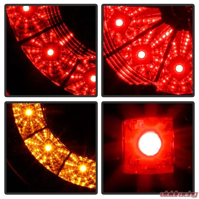 Spyder Auto Black LED Taillights for Land Rover Range Rover HSE 2003-2005 - ALT-YD-LRRRH03-LED-BK