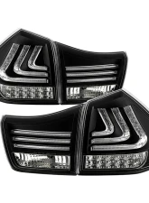 Spyder Auto Black LED Taillights for Lexus RX350 2007-2009, ALT-YD-LRX04-LED-BK                                     - ALT-YD-LRX04-LED-BK - Image 10