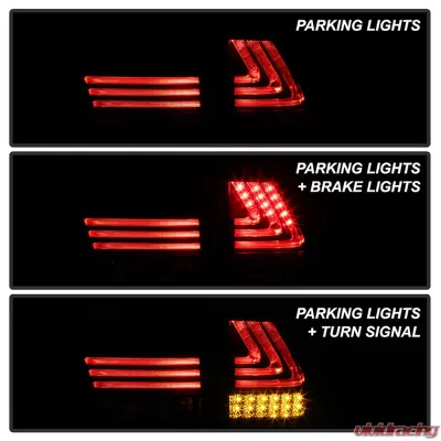 Spyder Auto Black LED Taillights for Lexus RX350 2007-2009, ALT-YD-LRX04-LED-BK - ALT-YD-LRX04-LED-BK