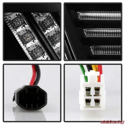 Spyder Auto Black LED Taillights for Lexus RX350 2007-2009, ALT-YD-LRX04-LED-BK - ALT-YD-LRX04-LED-BK