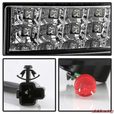 Spyder Auto Black LED Taillights for Lexus RX350 2007-2009, ALT-YD-LRX04-LED-BK - ALT-YD-LRX04-LED-BK