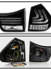 Spyder Auto Black LED Taillights for Lexus RX350 2007-2009, ALT-YD-LRX04-LED-BK                                     - ALT-YD-LRX04-LED-BK - Image 6