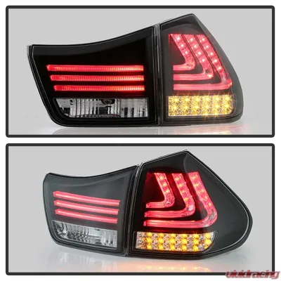 Spyder Auto Black LED Taillights for Lexus RX350 2007-2009, ALT-YD-LRX04-LED-BK - ALT-YD-LRX04-LED-BK