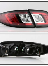 Spyder Auto 4-Door LED Black Tail Lights for Mazda 6 2003-2005, ALT-YD-M603-LED-BK                                     - ALT-YD-M603-LED-BK - Image 2