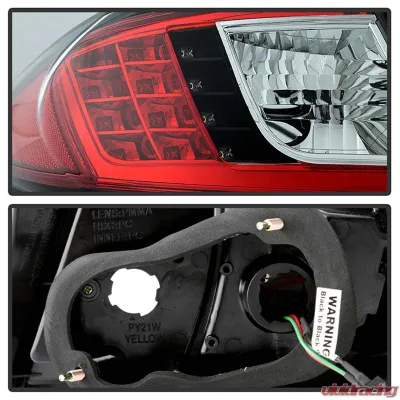 Spyder Auto 4-Door LED Black Tail Lights for Mazda 6 2003-2005, ALT-YD-M603-LED-BK - ALT-YD-M603-LED-BK