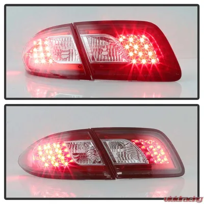 Spyder Auto 4-Door LED Black Tail Lights for Mazda 6 2003-2005, ALT-YD-M603-LED-BK - ALT-YD-M603-LED-BK