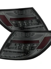 Spyder Auto Smoke LED Taillights for 2008-2011 Mercedes Benz W204 C63 AMG                                     - ALT-YD-MBZC08-LED-SM - Image 4