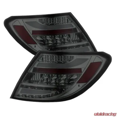 Spyder Auto Smoke LED Taillights for 2008-2011 Mercedes Benz W204 C63 AMG - ALT-YD-MBZC08-LED-SM