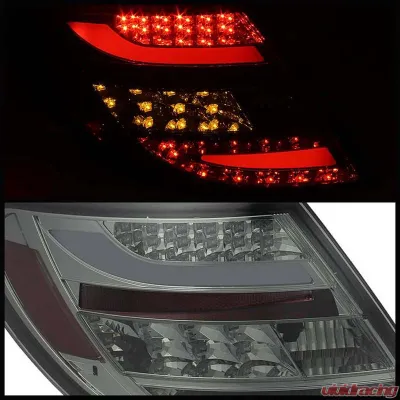 Spyder Auto Smoke LED Taillights for 2008-2011 Mercedes Benz W204 C63 AMG - ALT-YD-MBZC08-LED-SM