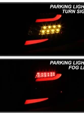 Spyder Auto Black LED Taillights for Mercedes Benz W204 C63 AMG 2011-2014                                     - ALT-YD-MBZC11-LED-BK - Image 10