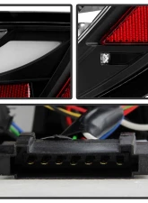 Spyder Auto Black LED Taillights for Mercedes Benz W204 C63 AMG 2011-2014                                     - ALT-YD-MBZC11-LED-BK - Image 4