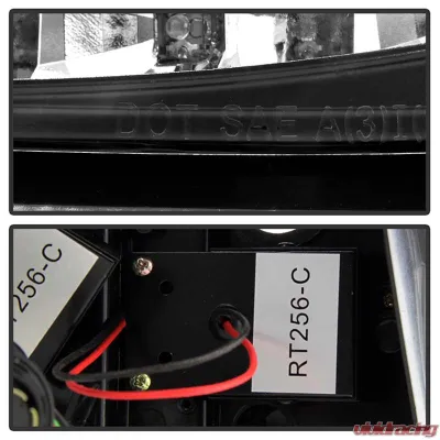 Spyder Auto Black LED Taillights for Mercedes Benz W204 C63 AMG 2011-2014 - ALT-YD-MBZC11-LED-BK