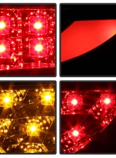 Spyder Auto Black LED Taillights for Mercedes Benz W204 C63 AMG 2011-2014                                     - ALT-YD-MBZC11-LED-BK - Image 8