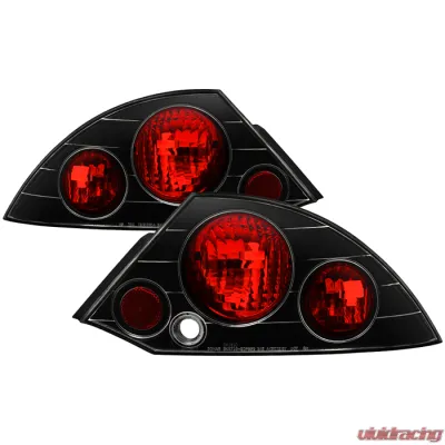Spyder Auto Altezza Black Tail Lights for Mitsubishi Eclipse 2000-2005 - ALT-YD-ME00-BK
