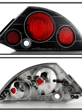 Spyder Auto Altezza Black Tail Lights for Mitsubishi Eclipse 2000-2005                                     - ALT-YD-ME00-BK - Image 2