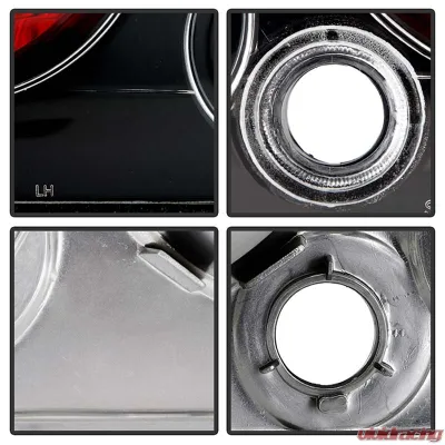 Spyder Auto Altezza Black Tail Lights for Mitsubishi Eclipse 2000-2005 - ALT-YD-ME00-BK