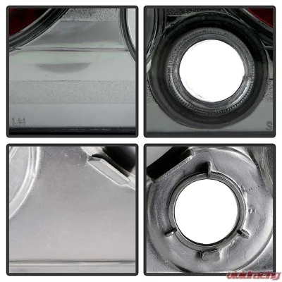 Spyder Auto Smoke Euro Style Taillights for Mitsubishi Eclipse 2000-2002 - ALT-YD-ME00-SM