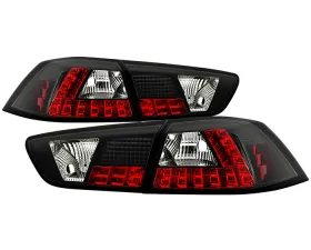 Spyder Auto LED Black Tail Lights for Mitsubishi Lancer Evo X 2008-2009