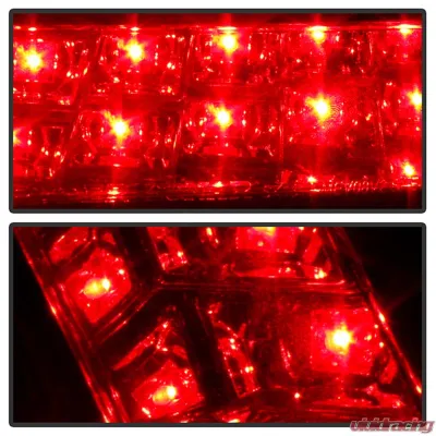 Spyder Auto LED Black Tail Lights for Mitsubishi Lancer Evo X 2008-2009 - ALT-YD-MITEVO1008-LED-BK