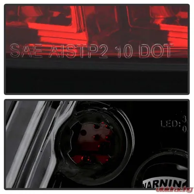 Spyder Auto LED Black Tail Lights for Mitsubishi Lancer Evo X 2008-2009 - ALT-YD-MITEVO1008-LED-BK