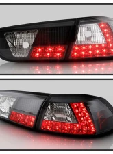 Spyder Auto LED Black Tail Lights for Mitsubishi Lancer Evo X 2008-2009                                     - ALT-YD-MITEVO1008-LED-BK - Image 8