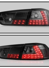 Spyder Auto Smoke LED Taillights for Mitsubishi EVO X 2008-2015, Non-SportBack                                     - ALT-YD-MITEVO1008-LED-SM - Image 10