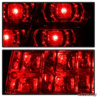 Spyder Auto Smoke LED Taillights for Mitsubishi EVO X 2008-2015, Non-SportBack - ALT-YD-MITEVO1008-LED-SM