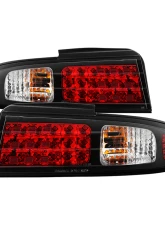 Spyder Auto LED Black Tail Lights for Nissan 240SX 1995-1998, Custom Fit, Durable Design                                     - ALT-YD-N240SX95-LED-BK - Image 9