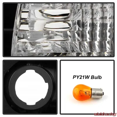Spyder Auto LED Black Tail Lights for Nissan 240SX 1995-1998, Custom Fit, Durable Design - ALT-YD-N240SX95-LED-BK