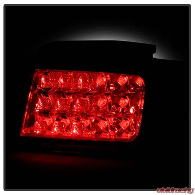Spyder Auto LED Black Tail Lights for Nissan 240SX 1995-1998, Custom Fit, Durable Design - ALT-YD-N240SX95-LED-BK
