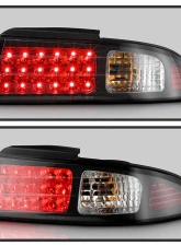 Spyder Auto LED Black Tail Lights for Nissan 240SX 1995-1998, Custom Fit, Durable Design                                     - ALT-YD-N240SX95-LED-BK - Image 8