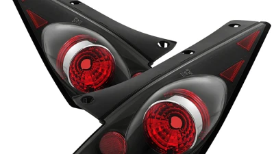 Spyder Auto Altezza Black Tail Lights for Nissan 350Z 2002-2005, Durable Design                                     - ALT-YD-N350Z02-BK - Image 5