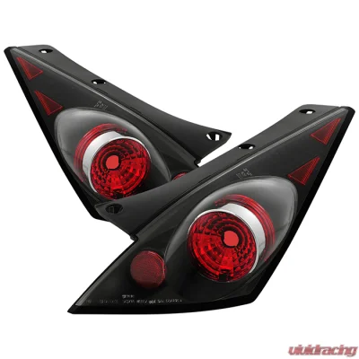 Spyder Auto Altezza Black Tail Lights Nissan 350Z 2002-2005 - ALT-YD-N350Z02-BK