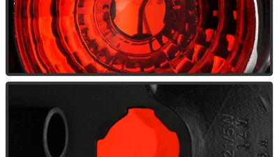 Spyder Auto Altezza Black Tail Lights for Nissan 350Z 2002-2005, Durable Design                                     - ALT-YD-N350Z02-BK - Image 3