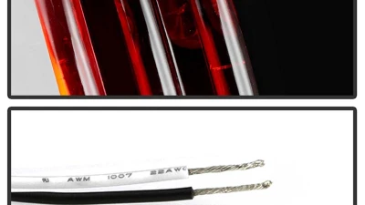 Spyder Auto Altezza Black Tail Lights for Nissan 350Z 2002-2005, Durable Design                                     - ALT-YD-N350Z02-BK - Image 4