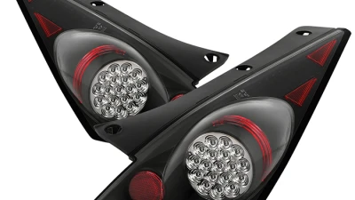 Spyder Auto LED Black Tail Lights for Nissan 350Z 2002-2005, ALT-YD-N350Z02-LED-BK                                     - ALT-YD-N350Z02-LED-BK - Image 8