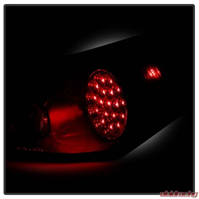 Spyder Auto LED Black Tail Lights Nissan 350Z 2002-2005 - ALT-YD-N350Z02-LED-BK