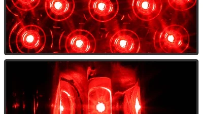 Spyder Auto LED Black Tail Lights for Nissan 350Z 2002-2005, ALT-YD-N350Z02-LED-BK                                     - ALT-YD-N350Z02-LED-BK - Image 6