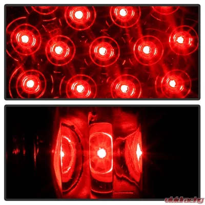 Spyder Auto LED Black Tail Lights Nissan 350Z 2002-2005 - ALT-YD-N350Z02-LED-BK