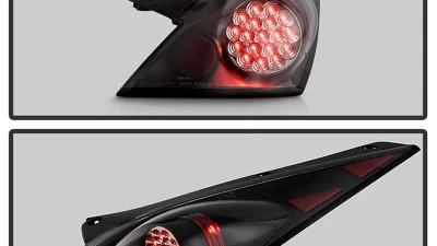 Spyder Auto LED Black Tail Lights for Nissan 350Z 2002-2005, ALT-YD-N350Z02-LED-BK                                     - ALT-YD-N350Z02-LED-BK - Image 7