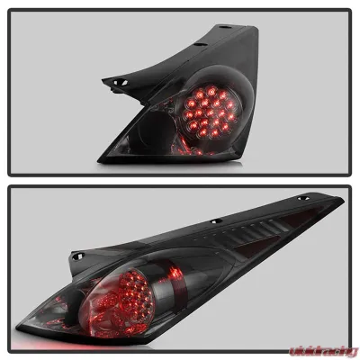 Spyder Auto Smoke LED Taillights for Nissan 350Z 2003-2005, ALT-YD-N350Z02-LED-SM - ALT-YD-N350Z02-LED-SM