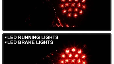 Spyder Auto Smoke LED Taillights for Nissan 350Z 2003-2005, ALT-YD-N350Z02-LED-SM                                     - ALT-YD-N350Z02-LED-SM - Image 8