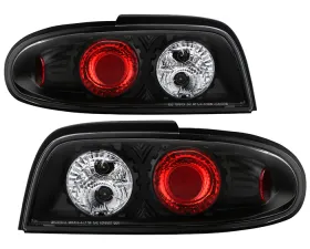 Spyder Auto Altezza Black Tail Lights for Nissan Altima 1993-1997, Custom Fit, Durable Design