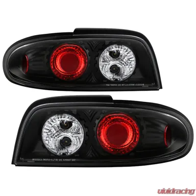 Spyder Auto Altezza Black Tail Lights for Nissan Altima 1993-1997, Custom Fit, Durable Design - ALT-YD-NA93-BK