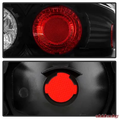 Spyder Auto Altezza Black Tail Lights for Nissan Altima 1993-1997, Custom Fit, Durable Design - ALT-YD-NA93-BK