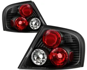 Spyder Auto Altezza Black Tail Lights for Nissan Altima 1998-2001