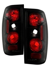 Spyder Auto Altezza Black Tail Lights for Nissan Frontier 1998-2000, OEM Fitment                                     - ALT-YD-NF98-BK - Image 6