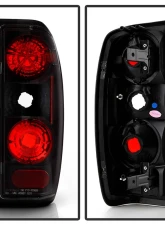Spyder Auto Altezza Black Tail Lights for Nissan Frontier 1998-2000, OEM Fitment                                     - ALT-YD-NF98-BK - Image 2