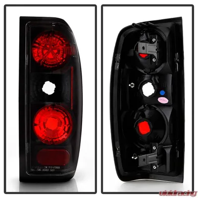 Spyder Auto Altezza Black Tail Lights for Nissan Frontier 1998-2000, OEM Fitment - ALT-YD-NF98-BK