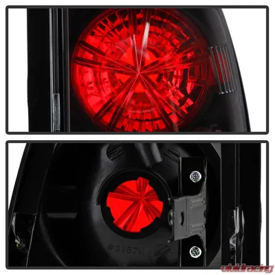 Spyder Auto Altezza Black Tail Lights for Nissan Frontier 1998-2000, OEM Fitment - ALT-YD-NF98-BK